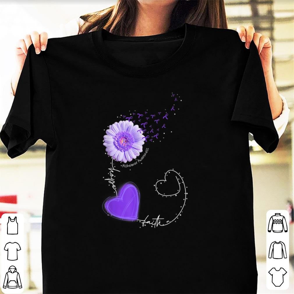 Awesome Faith Hope Love Alzheimer Awareness shirt 1 - Awesome Faith Hope Love Alzheimer Awareness shirt