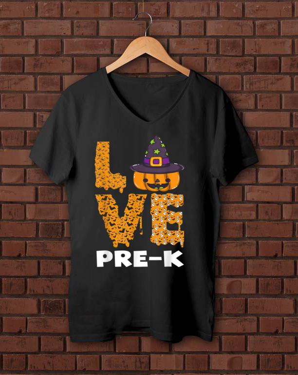 Awesome Halloween Pre k Hat Witch Pumpkin Teacher shirt 1 - Awesome Halloween Pre-k Hat Witch Pumpkin Teacher shirt