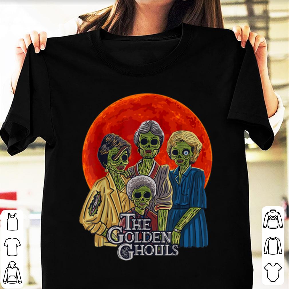 Awesome Halloween The Golden Ghouls Blood Moon shirt 1 - Awesome Halloween The Golden Ghouls Blood Moon shirt
