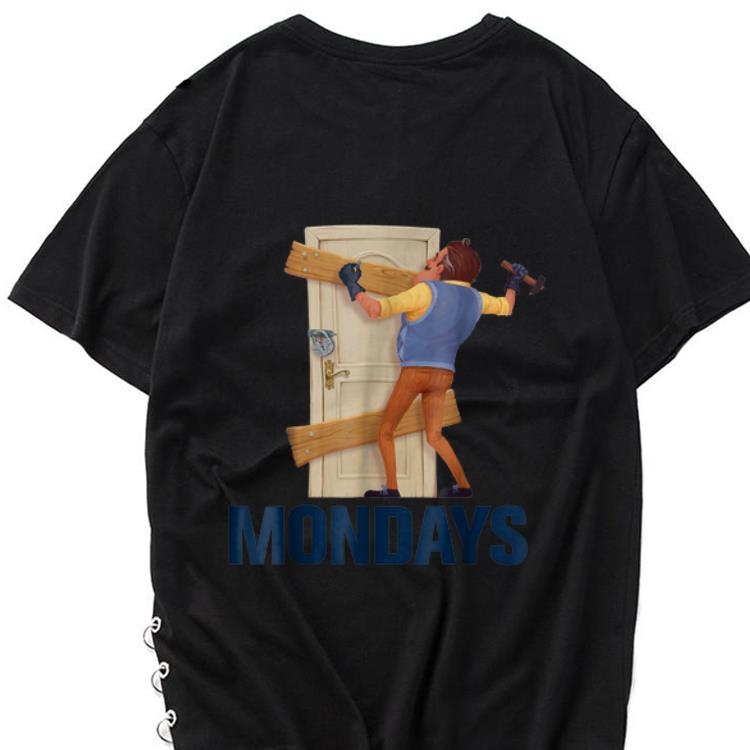 Awesome Hello Neighbor Mondays shirt 1 - Awesome Hello Neighbor Mondays shirt