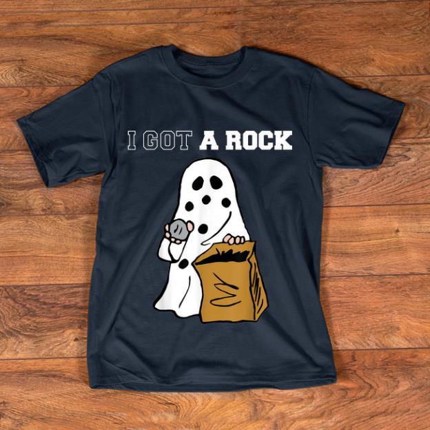 Awesome I Got A Rock Charlie Brown s Ghost Halloween shirt 1 - Awesome I Got A Rock Charlie Brown's Ghost Halloween shirt