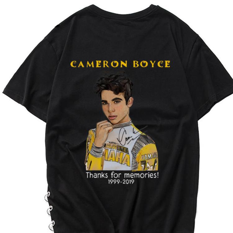 Awesome Thank For Memories 1999 2019 Cameron Boyce shirt 1 - Awesome Thank For Memories 1999-2019 Cameron Boyce shirt