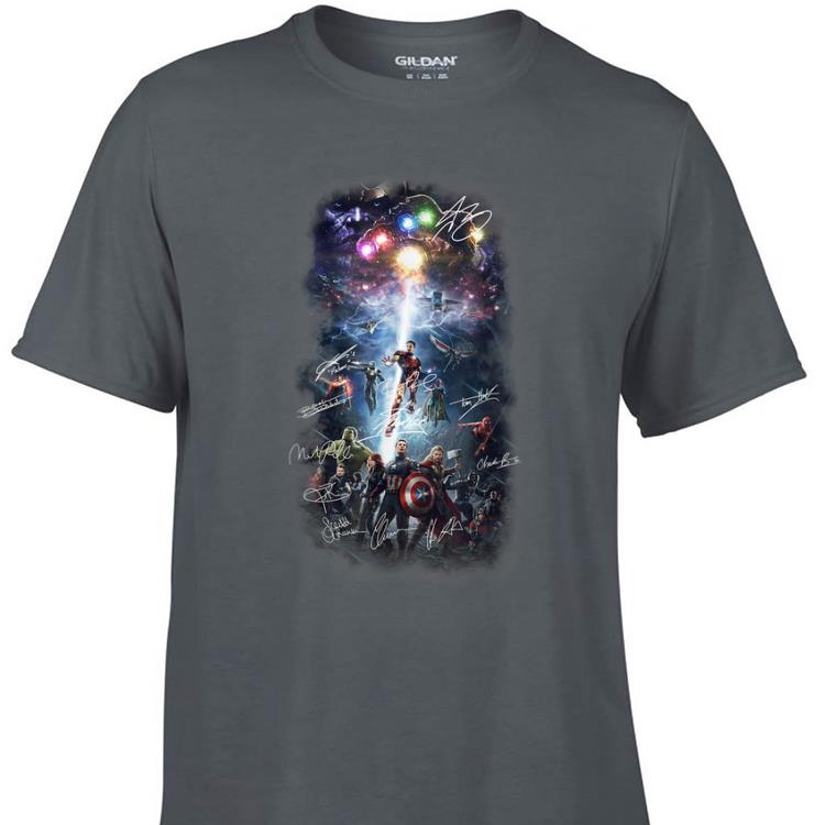 Awesome Thank You For The Memories Avenger Signature shirt 1 - Awesome Thank You For The Memories Avenger Signature shirt