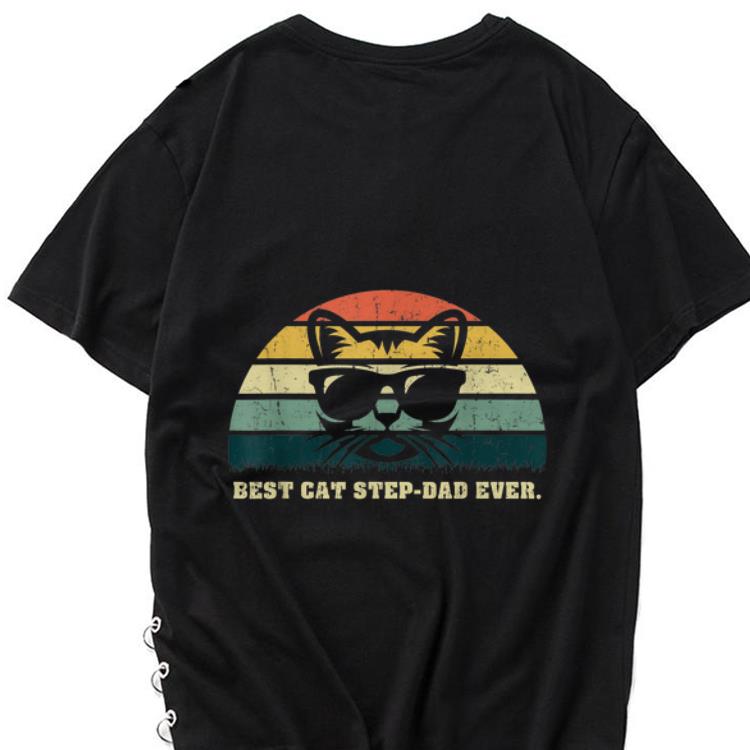 Awesome Vintage Best Cat Step Dad Ever shirt 1 - Awesome Vintage Best Cat Step-Dad Ever shirt