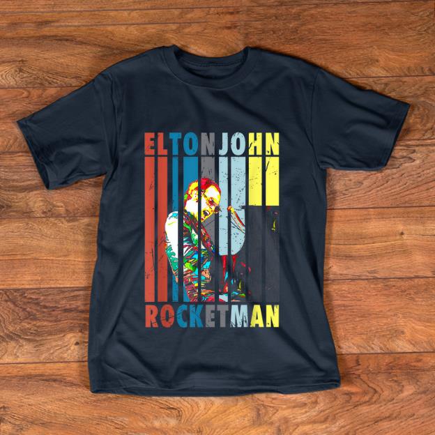 Awesome Vintage Elton John Rocketman Playing Piano shirt 1 - Awesome Vintage Elton John Rocketman Playing Piano shirt