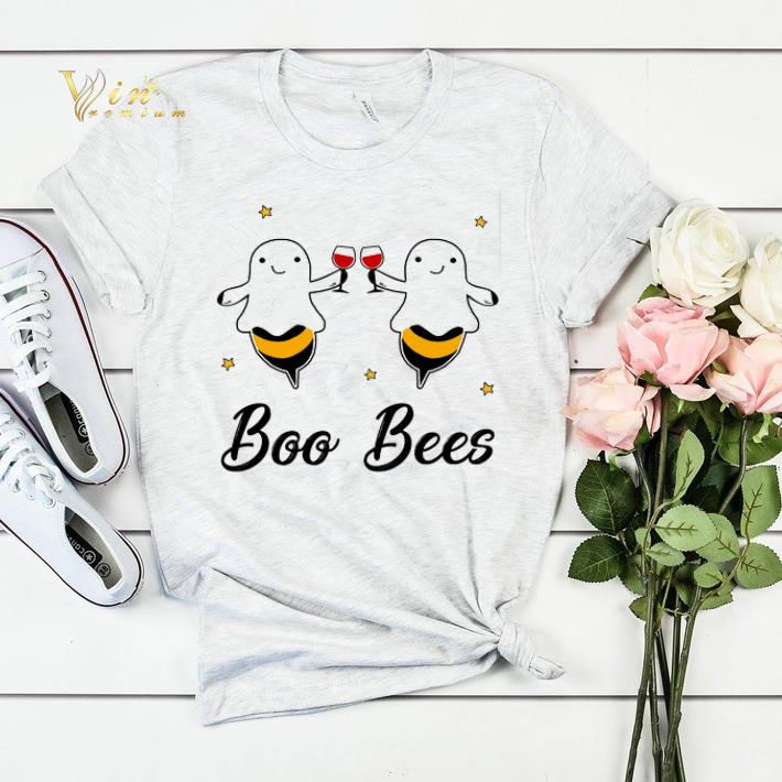 Boo Bees drinking wine Boo Crew Ghost Halloween shirt sweater 4 - Boo Bees drinking wine Boo Crew Ghost Halloween shirt sweater