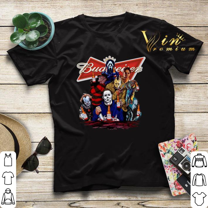 Budweiser Horror movie characters shirt sweater 4 - Budweiser Horror movie characters shirt sweater