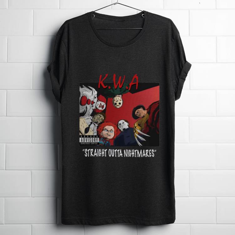 Funny Kwa Horror Characters Straight Outta Nightmares shirt 1 - Funny Kwa Horror Characters Straight Outta Nightmares shirt