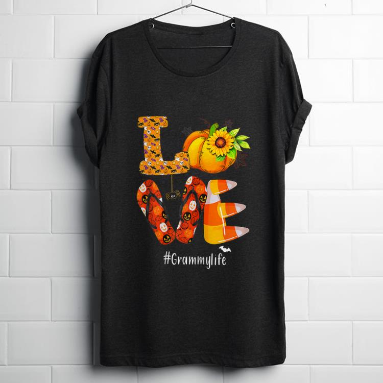 Funny Love Grammylife Pumpkin Flip Flops Halloween shirt 1 - Funny Love Grammylife Pumpkin Flip Flops Halloween shirt