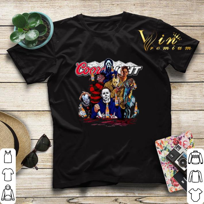 Horror movie characters Coors Light shirt Horror movie characters Coors Light shirt 4 - Horror movie characters Coors Light shirt