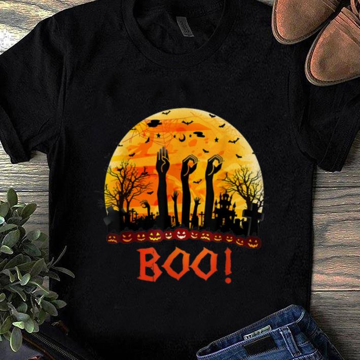 Hot Funny Boo ASL Deaf Pride Sign Language Halloween Costume shirt 1 - Hot Funny Boo ASL Deaf Pride Sign Language Halloween Costume shirt