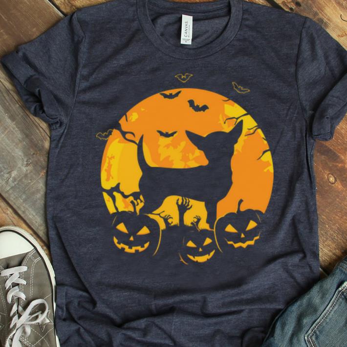 Hot Halloween Chihuahua Pumpkin Jack O Lantern Dog Lover shirt 1 - Hot Halloween Chihuahua Pumpkin Jack O Lantern Dog Lover shirt