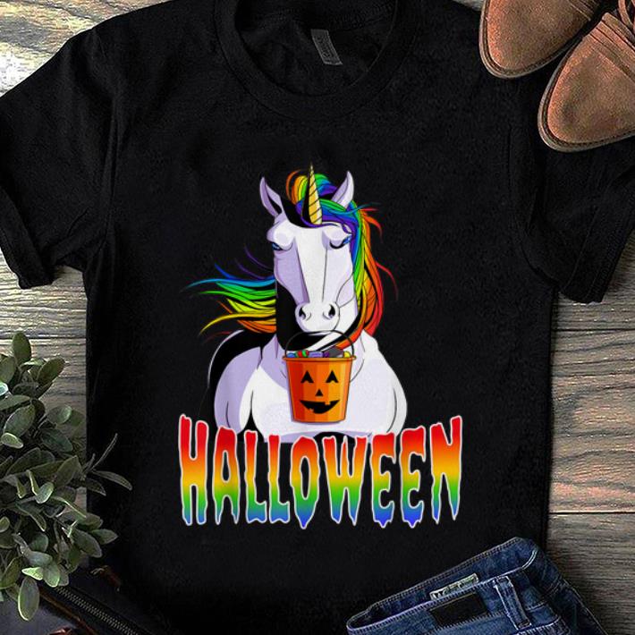 Hot Halloween Unicorn Pumpkin Jack O Lantern shirt 1 - Hot Halloween Unicorn Pumpkin Jack O' Lantern shirt