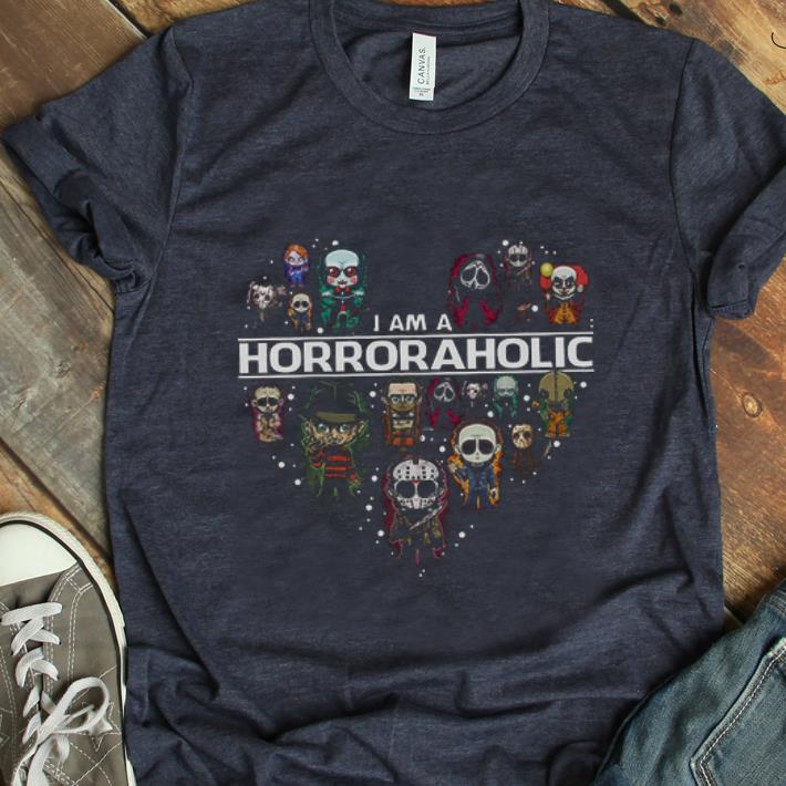 Hot I Am A Horroraholic Horror Movie Characters shirt 1 - Hot I Am A Horroraholic Horror Movie Characters shirt