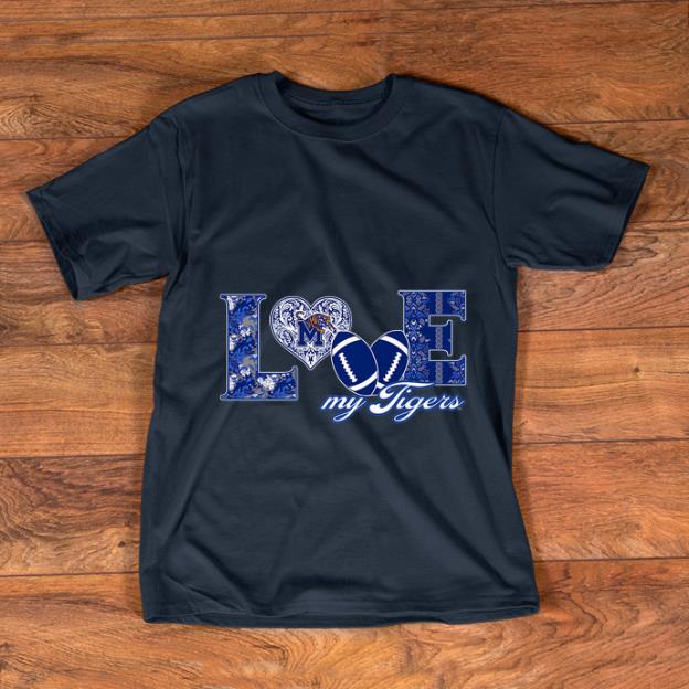 Hot Memphis Tigers Love Football shirt 1 - Hot Memphis Tigers Love Football shirt