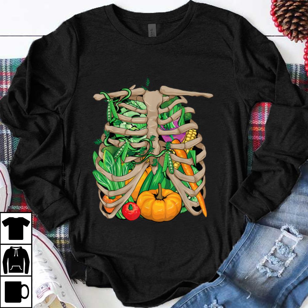 Hot Vegetarian Vegetable Skeleton Halloween Costume shirt 1 - Hot Vegetarian Vegetable Skeleton Halloween Costume shirt