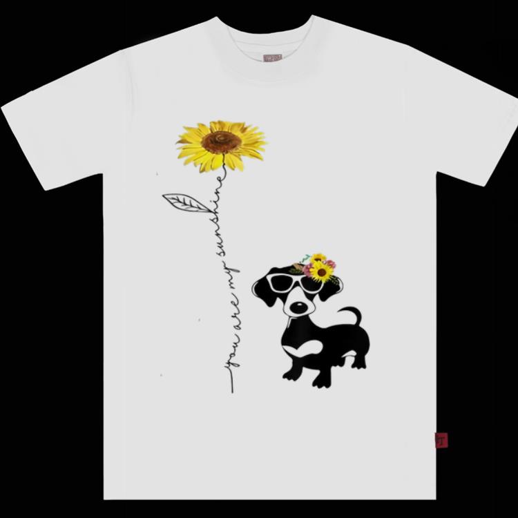 Hot You Are My Sunshine Sunflower Dachshund shirt 1 - Hot You Are My Sunshine Sunflower Dachshund shirt