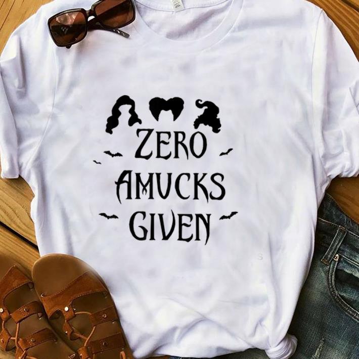 Hot Zero Amucks Given Halloween shirt 1 - Hot Zero Amucks Given Halloween shirt
