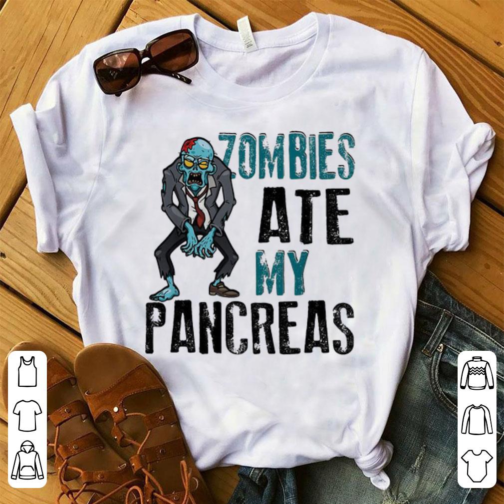 Hot Zombies Ate My Pancreas Halloween Costume shirt 1 - Hot Zombies Ate My Pancreas Halloween Costume shirt