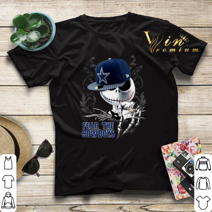 Jack Skellington Fear The Cowboys Halloween shirt Jack Skellington Fear The Cowboys Halloween shirt 4 - Jack Skellington Fear The Cowboys Halloween shirt