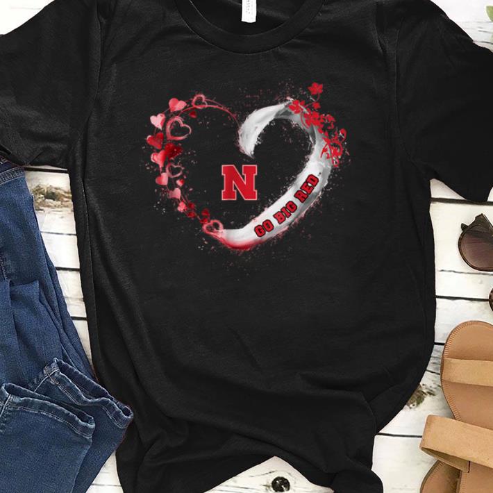 Nebraska Cornhuskers Beautiful Heart Go Big Red shirts 1 - Nebraska Cornhuskers Beautiful Heart Go Big Red shirts
