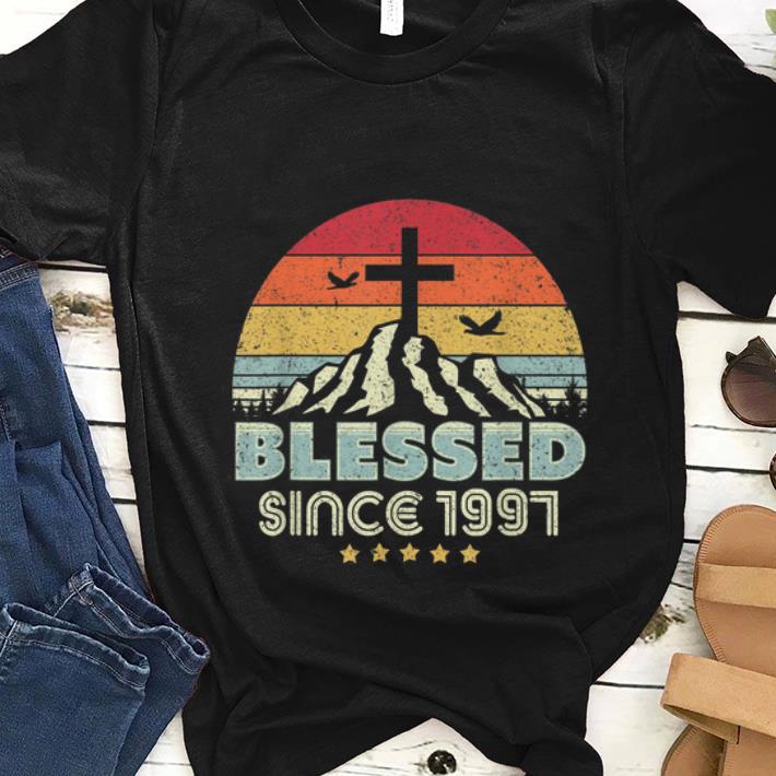 Nice Blessed Since 1997 Holy Cross Vintage shirt 1 - Nice Blessed Since 1997 Holy Cross Vintage shirt