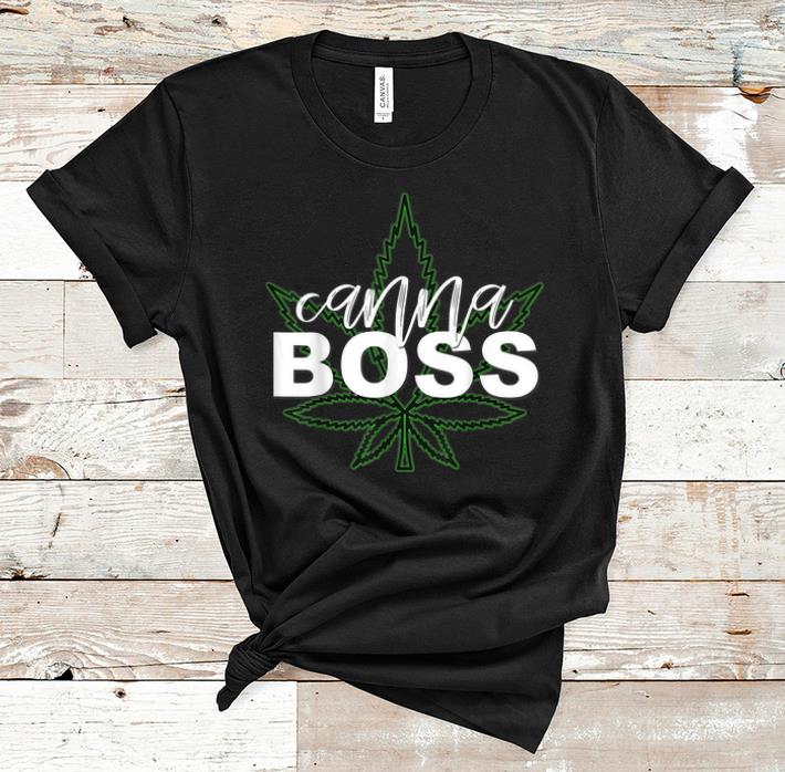 Nice Canna Boss with Hemp Leaf CBD shirts shirts 1 - Nice Canna Boss with Hemp Leaf CBD shirts shirts