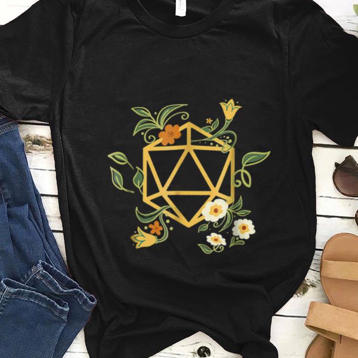Nice Geeky Polyhedral D20 Dice Set Plant Nerdy shirt 1 - Nice Geeky Polyhedral D20 Dice Set Plant Nerdy shirt