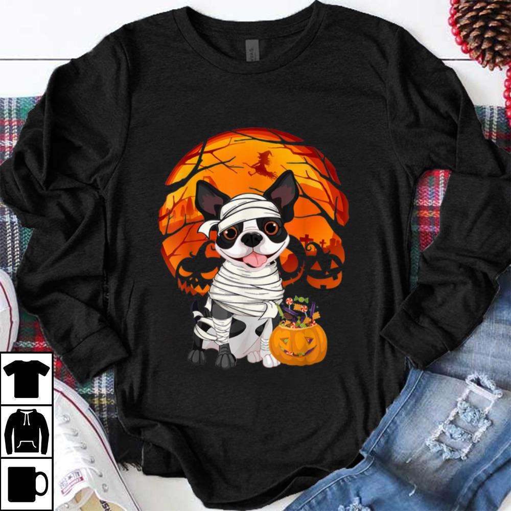 Nice Halloween Boston Terrier Pumpkin Blood Moon shirt 1 - Nice Halloween Boston Terrier Pumpkin Blood Moon shirt