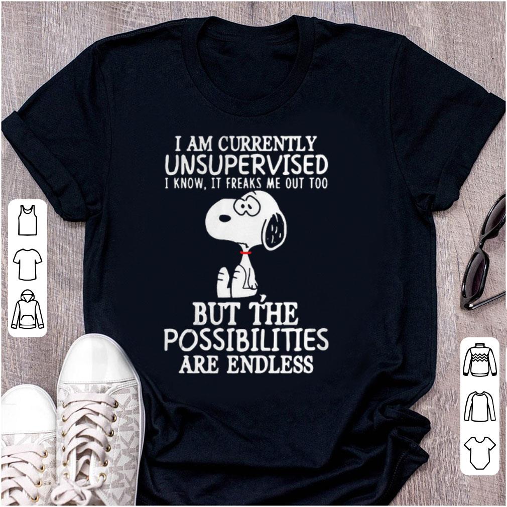 Nice I Am Currently Unsupervised I Know It Freaks Me Out Too Snoopy shirt 1 - Nice I Am Currently Unsupervised I Know It Freaks Me Out Too Snoopy shirt