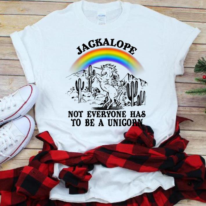 Nice Jackalope Not Everyone Has To Be A Unicorn Camping Rainbow shirt 1 - Nice Jackalope Not Everyone Has To Be A Unicorn Camping Rainbow shirt