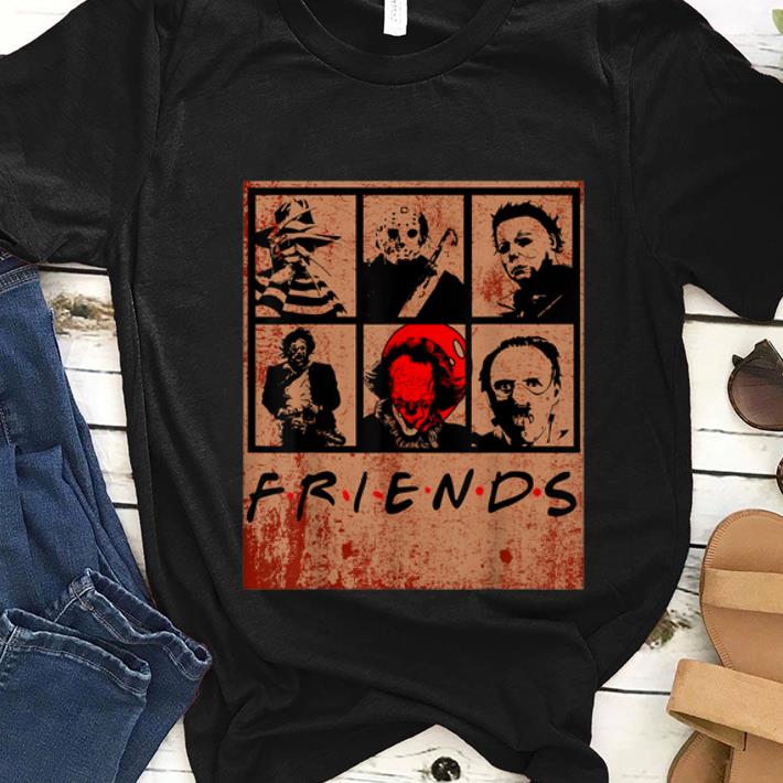 Nice Scary Friends Horror Movie Creepy Halloween shirt 1 - Nice Scary Friends Horror Movie Creepy Halloween shirt