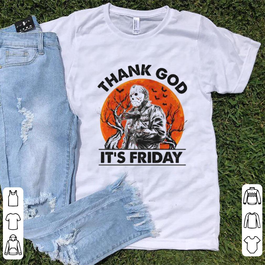 Nice Thank God It s Friday Jason Voorhees shirt 1 - Nice Thank God It's Friday Jason Voorhees shirt