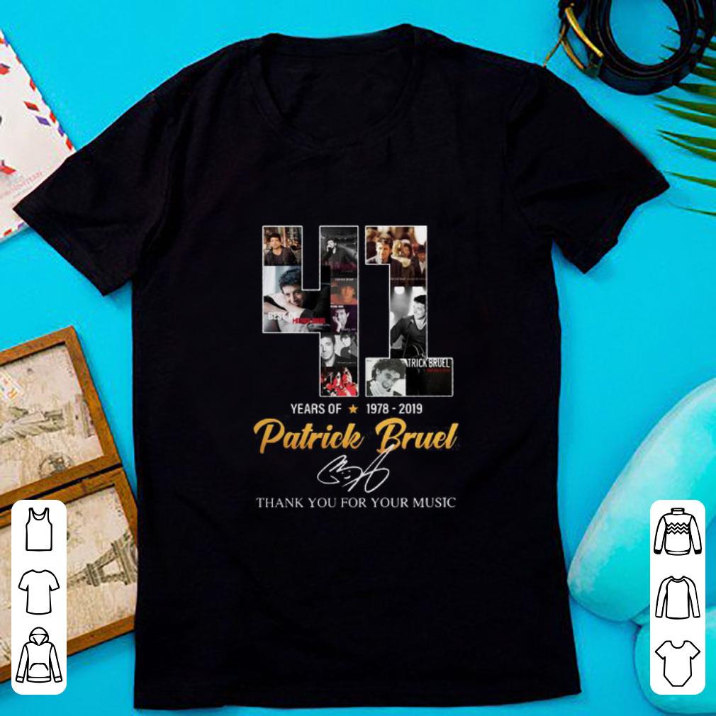 Nice Thank You For The Memories 41 Years Of Patrick Bruel 1978 2019 shirt 1 - Nice Thank You For The Memories 41 Years Of Patrick Bruel 1978-2019 shirt