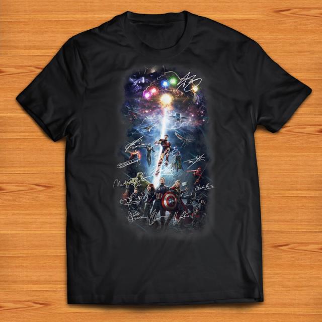 Nice Thank You For The Memories Avenger Signature shirts 1 - Nice Thank You For The Memories Avenger Signature shirts