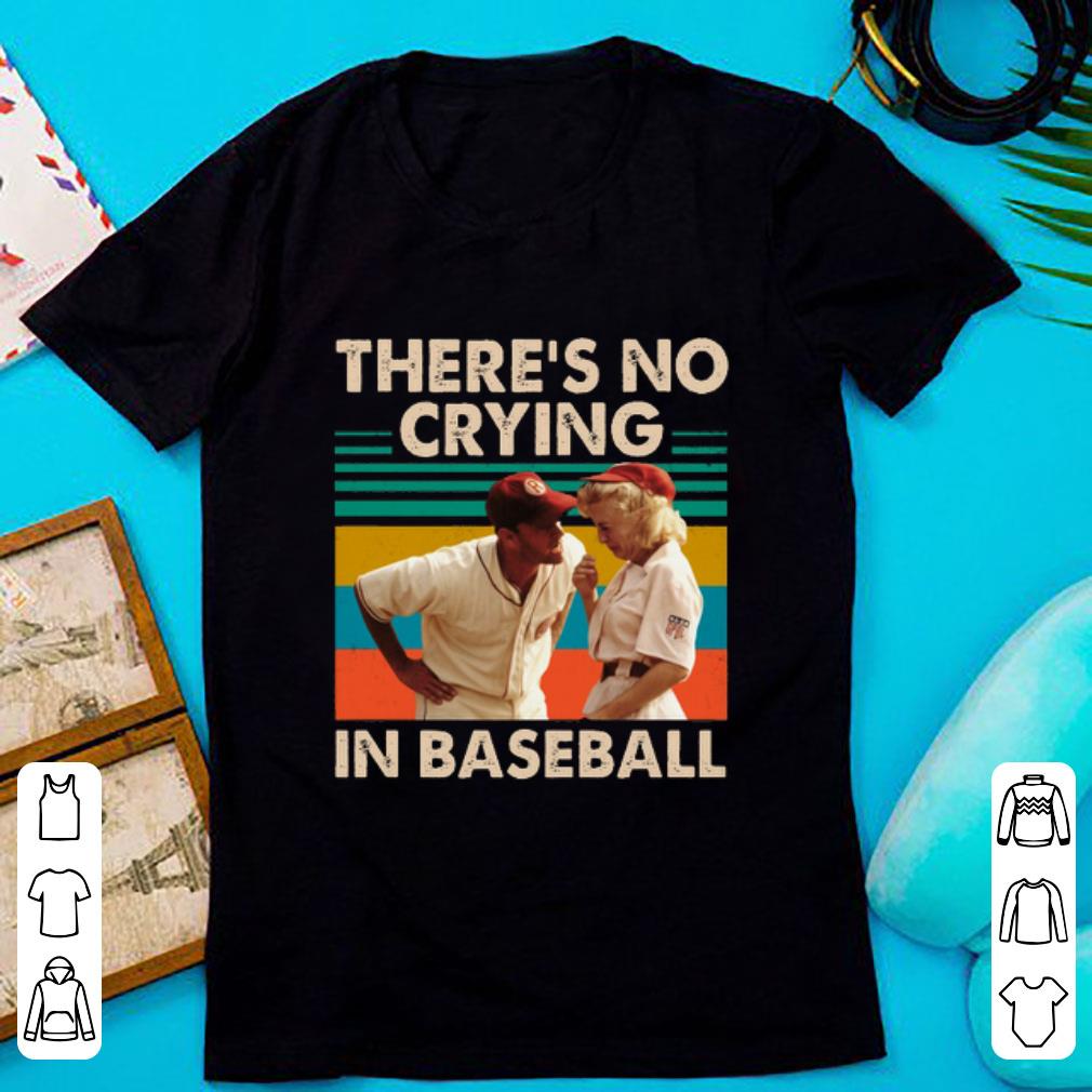 Nice Vintage There s No Crying In Baseball Tom Hanks shirt 1 - Nice Vintage There's No Crying In Baseball Tom Hanks shirt