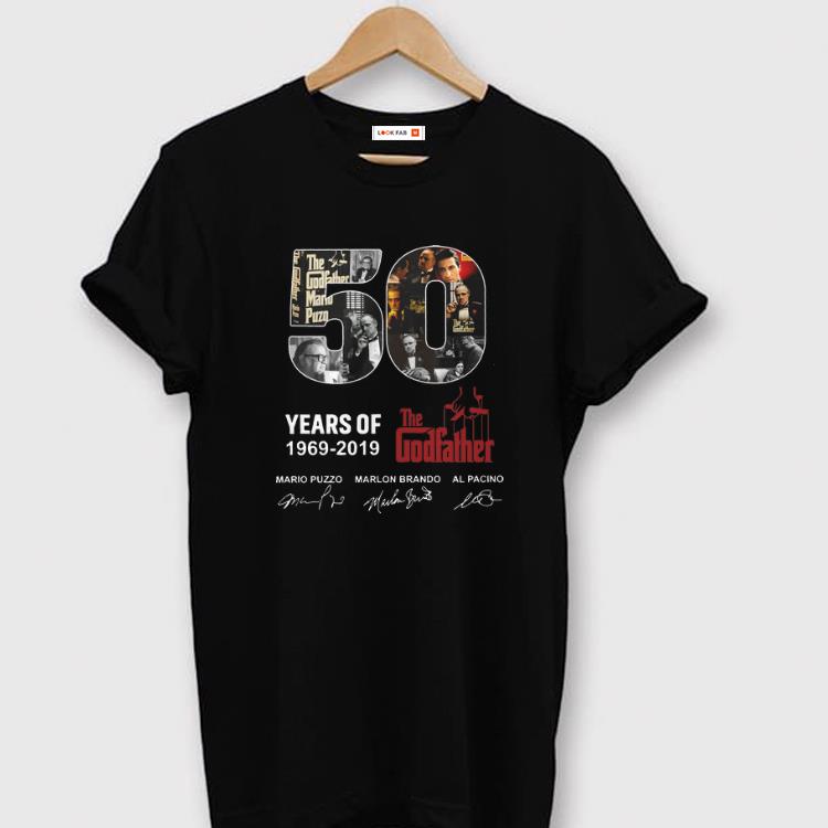 Official 50 Years Of The Godfather 1969 2019 Signatures shirts 1 - Official 50 Years Of The Godfather 1969-2019 Signatures shirts