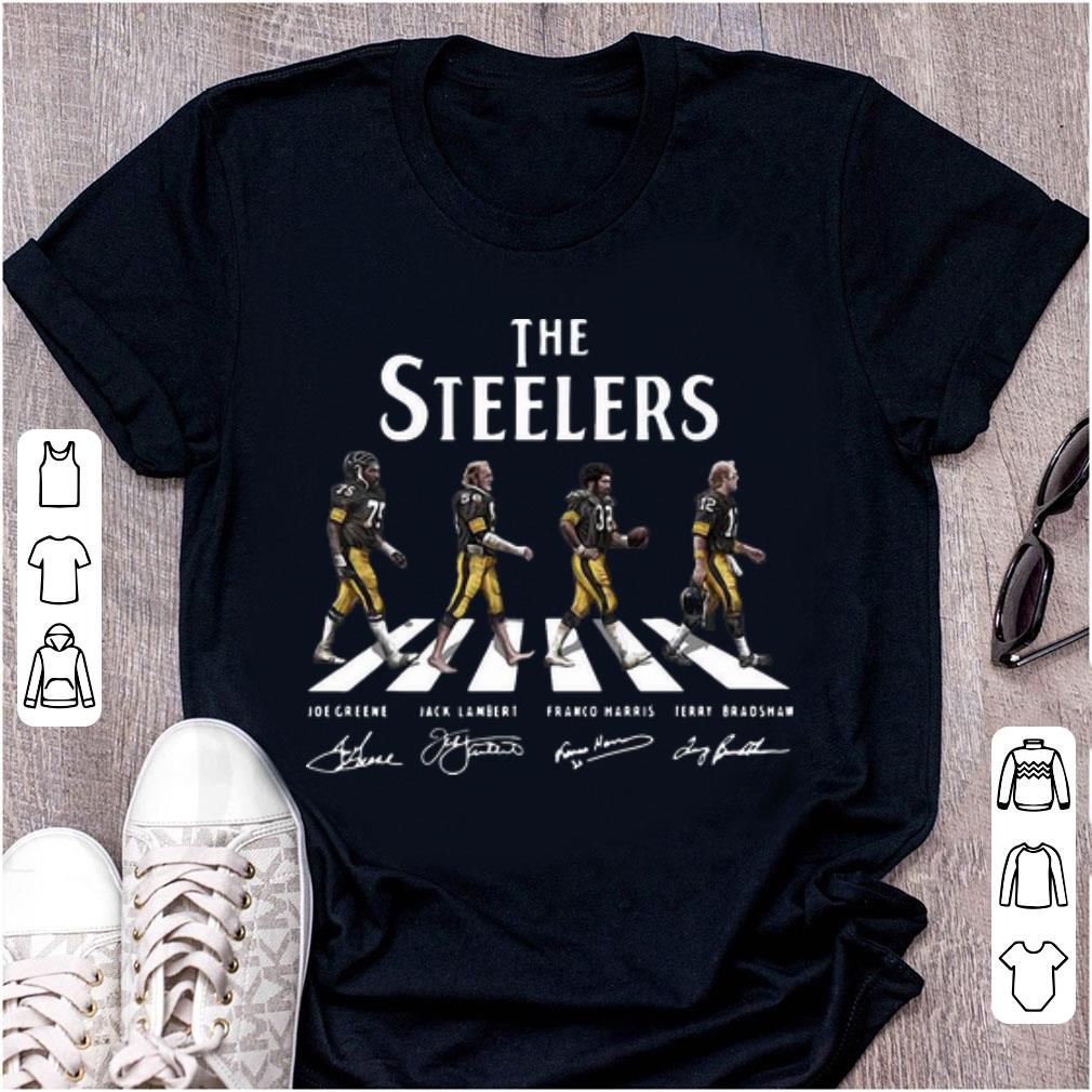 Official Abbey Road The Steelers Signatures shirt 1 - Official Abbey Road The Steelers Signatures shirt