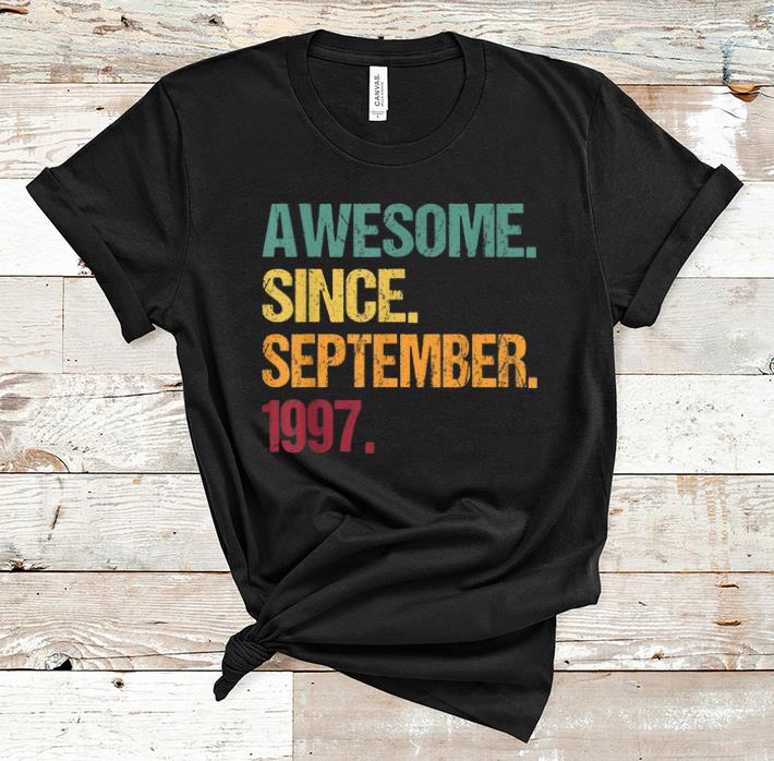 Official Awesome Since September 1997 Vintage shirt 1 - Official Awesome Since September 1997 Vintage shirt