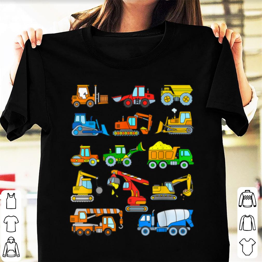 Official Construction Excavator Truck Cranes Excavator shirt 1 2 - Official Construction Excavator Truck Cranes Excavator shirt