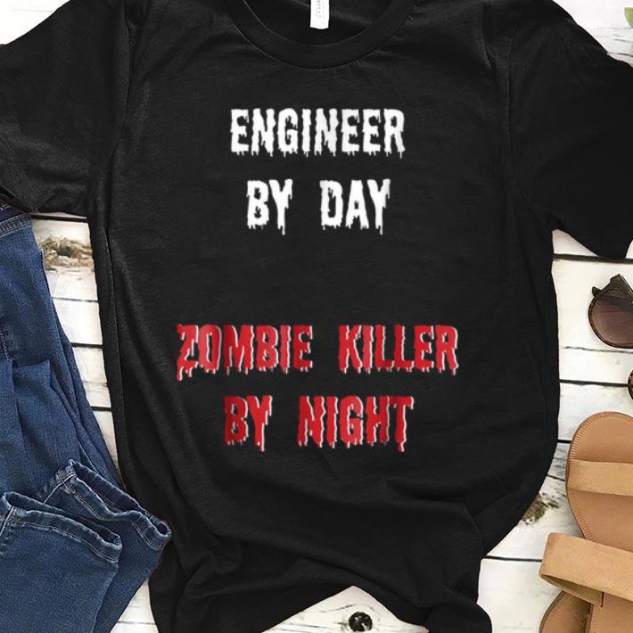 Official Engineer Halloween Zombie Killer shirt 1 - Official Engineer Halloween Zombie Killer shirt
