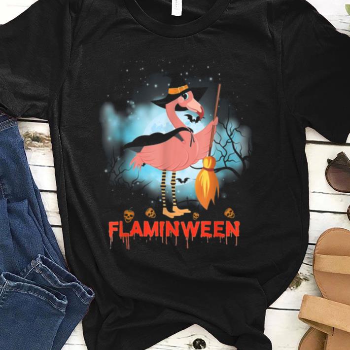 Official Halloween Custome Flamingo Flaminween Pumpkins Skull shirt 1 - Official Halloween Custome Flamingo Flaminween Pumpkins Skull shirt