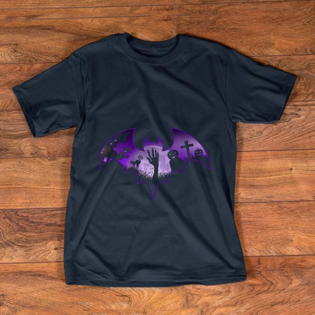 Official Halloween Men Scary Bat Zombie Hand Cemetery Pumpkin shirt 1 - Official Halloween Men Scary Bat Zombie Hand Cemetery Pumpkin shirt