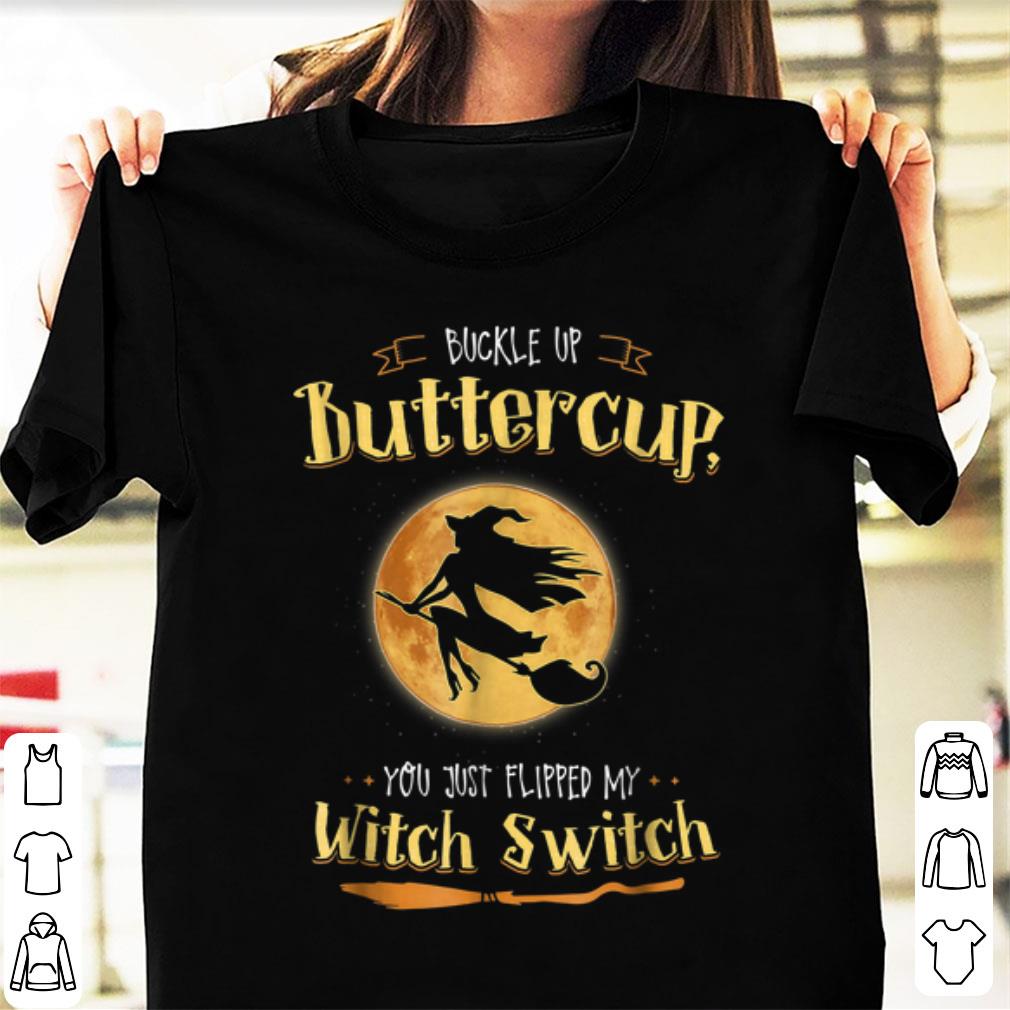 Official Halloween Witches Buckle Up Buttercup shirt 1 2 - Official Halloween Witches Buckle Up Buttercup shirt