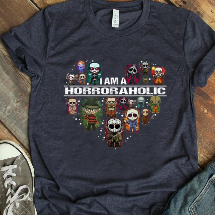 Official Horror Halloween I Am A Horroraholic shirt 1 - Official Horror Halloween I Am A Horroraholic shirt