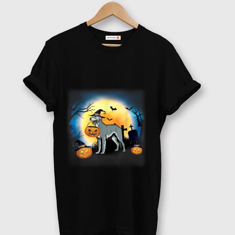 Official Irish Wolfhound And Pumpkin Halloween shirt 1 - Official Irish Wolfhound And Pumpkin Halloween shirt