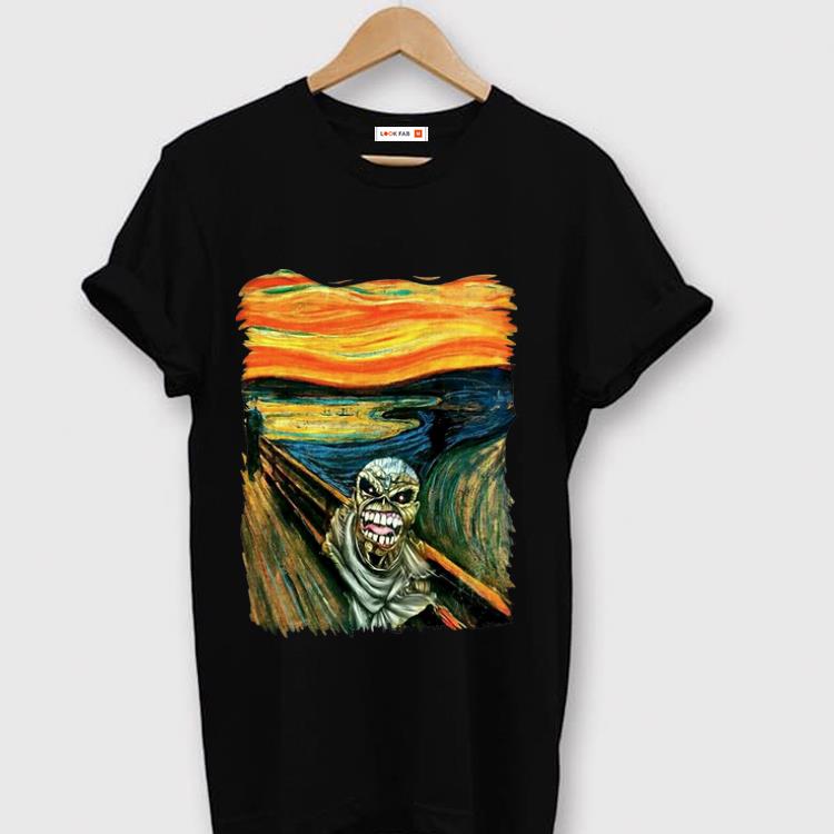 Official Iron Maiden Eddie Meets Van Gogh shirt 1 - Official Iron Maiden Eddie Meets Van Gogh shirt