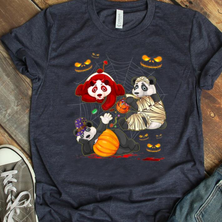 Official Panda Happy Halloween Cute Mummy Witch Pumpkin shirt 1 - Official Panda Happy Halloween Cute Mummy Witch Pumpkin shirt