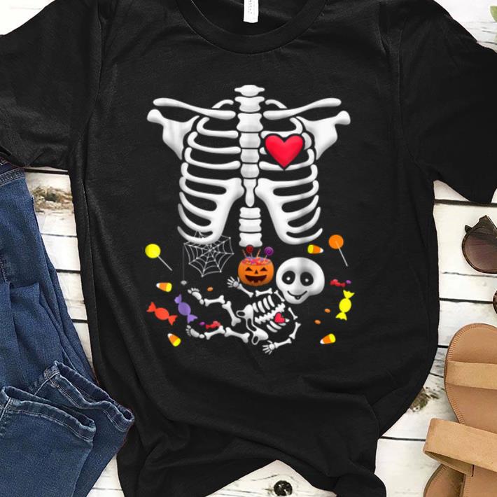 Official Pregnant Skeleton Candy Halloween shirt 1 - Official Pregnant Skeleton Candy Halloween shirt
