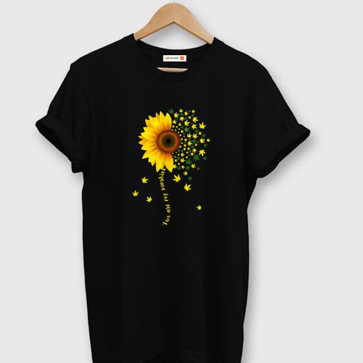 Official Sunflower Cannabis Weed Leaf Lover Marijuana shirts 1 - Official Sunflower Cannabis Weed Leaf Lover Marijuana shirts